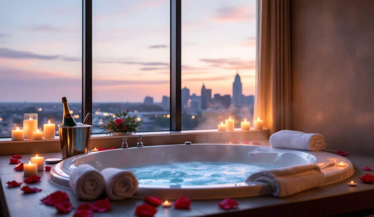 discover unforgettable romantic experiences at hot tub hotels in illinois. perfect for couples, enjoy relaxing getaways, luxurious amenities, and serene settings to create lasting memories together.