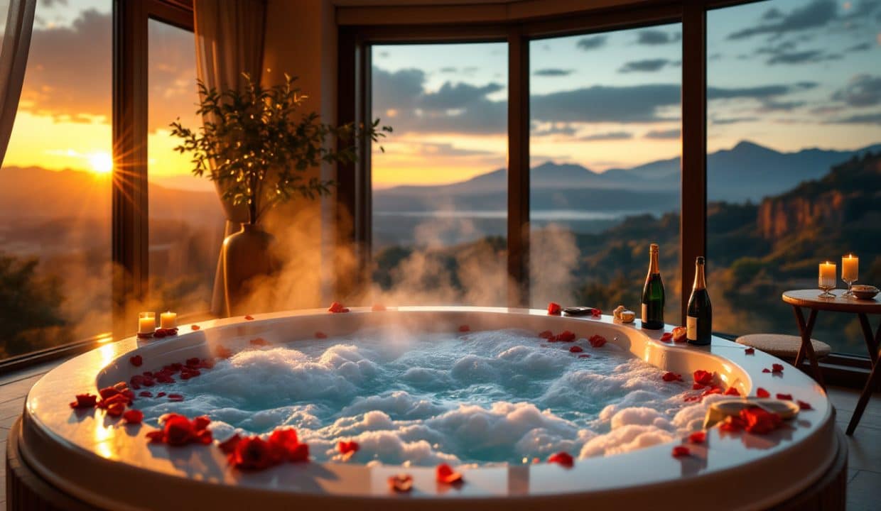 discover the best romantic escapes in georgia featuring luxurious jacuzzi rooms. perfect for couples seeking relaxation, privacy, and memorable moments together in scenic settings.